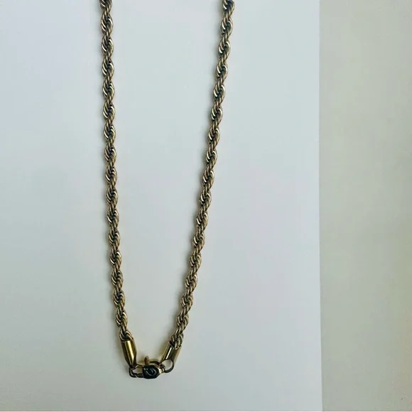 GLD 18k Authentic Yellow Gold 20” Rope Chain, 6mm - Picture 5 of 11